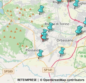 Mappa Via Avogadro, 10090 Bruino TO, Italia (6.3595)