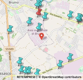Mappa Via Avogadro, 10090 Bruino TO, Italia (1.5575)