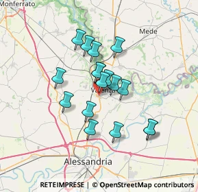 Mappa Via Napoli, 15048 Valenza AL, Italia (5.34765)