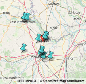 Mappa Via Napoli, 15048 Valenza AL, Italia (10.39063)