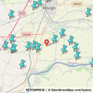 Mappa Via Antonio Canova, 45030 Pontecchio Polesine RO, Italia (5.778)