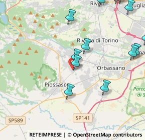 Mappa Via Torricelli, 10090 Bruino TO, Italia (6.437)
