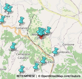 Mappa 14025 Montechiaro d'Asti AT, Italia (2.38)