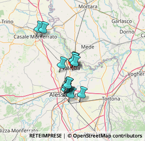 Mappa Strada Citerna, 15048 Valenza AL, Italia (9.36571)