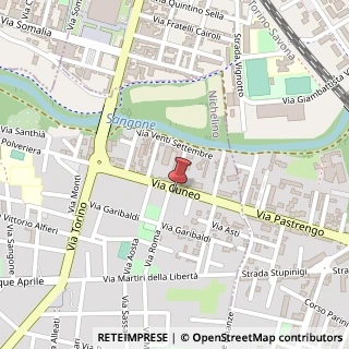 Mappa Via Cuneo, 30, 10042 Nichelino, Torino (Piemonte)