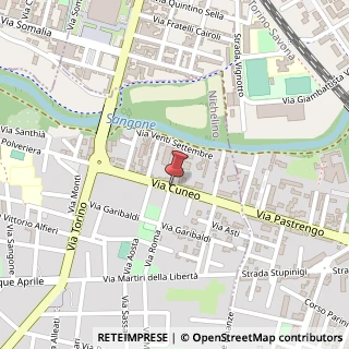 Mappa Via Cuneo,  28, 10042 Nichelino, Torino (Piemonte)