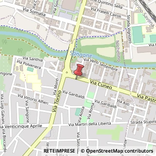 Mappa Via Cuneo, 12, 10042 Nichelino, Torino (Piemonte)