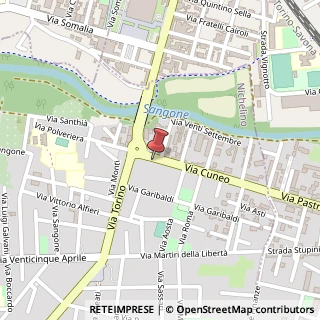 Mappa Via Cuneo, 10, 10042 Nichelino, Torino (Piemonte)