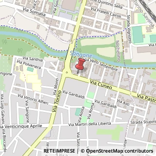 Mappa Via Cuneo, 5, 10042 Nichelino, Torino (Piemonte)