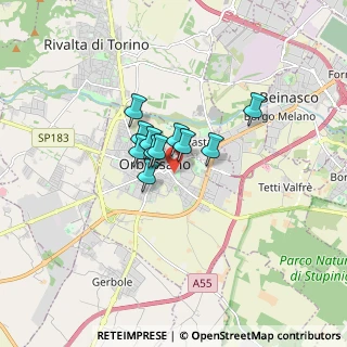 Mappa Via A. Marconi, 10043 Orbassano TO, Italia (0.92455)