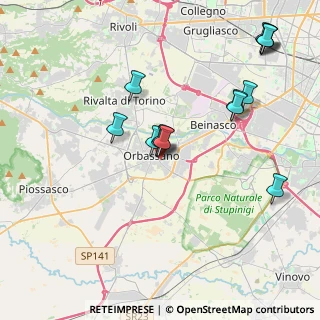 Mappa Via A. Marconi, 10043 Orbassano TO, Italia (4.235)