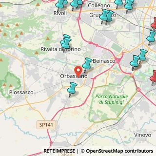 Mappa Via A. Marconi, 10043 Orbassano TO, Italia (6.7725)