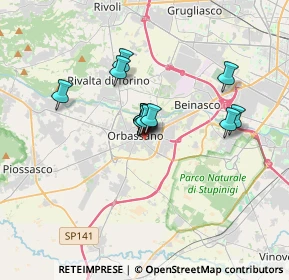 Mappa Via A. Marconi, 10043 Orbassano TO, Italia (2.3225)