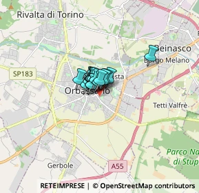 Mappa Via A. Marconi, 10043 Orbassano TO, Italia (0.55111)