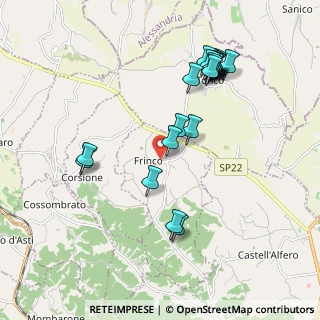 Mappa Via Vittorio Emanuele II, 14030 Frinco AT, Italia (2.032)