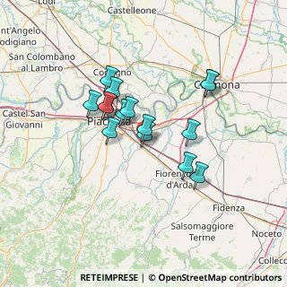 Mappa Autostrada del Sole, 29010 Pontenure PC, Italia (11.02)