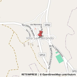 Mappa Piazza Madonna delle Grazie, 1, 14020 Villa San Secondo, Asti (Piemonte)