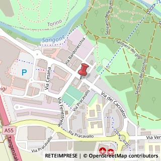 Mappa Via dei Cacciatori, 77, 10042 Nichelino, Torino (Piemonte)