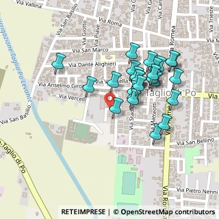 Mappa Via Cimitero, 45019 Taglio di Po RO, Italia (0.21071)