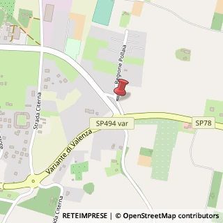 Mappa Strada Pontecurone, 3A, 15048 Valenza, Alessandria (Piemonte)
