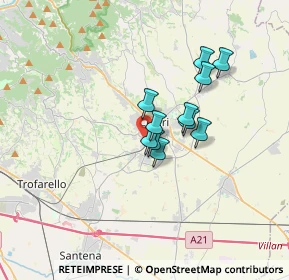 Mappa Via Calcaterra, 10023 Chieri TO, Italia (2.30364)