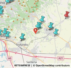 Mappa SP 123, 10023 Chieri TO (6.142)