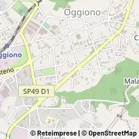 Mapa Oggiono
