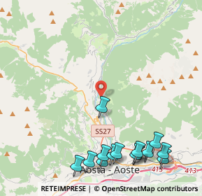 Mappa Roisan, 11010 Roisan AO, Italia (5.56143)