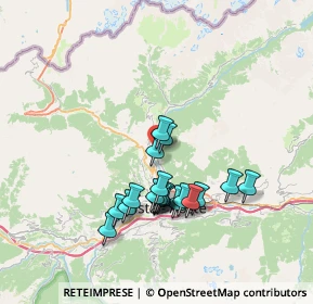 Mappa Roisan, 11010 Roisan AO, Italia (6.2555)