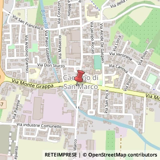 Mappa Piazza Martiri della Libertà, 11, 31031 Caerano di San Marco, Treviso (Veneto)