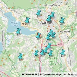 Mappa Via Trento, 21020 Buguggiate VA, Italia (4.10278)