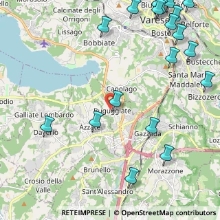Mappa Via Trento, 21020 Buguggiate VA, Italia (3.24)