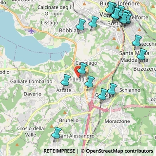Mappa Via Trento, 21020 Buguggiate VA, Italia (2.9125)