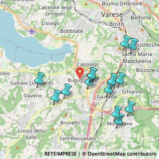 Mappa Via Trento, 21020 Buguggiate VA, Italia (2.02929)