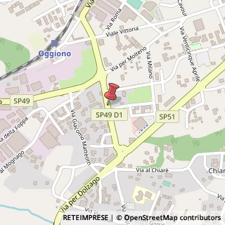 Mappa Via kennedy 7, 23848 Oggiono, Lecco (Lombardia)