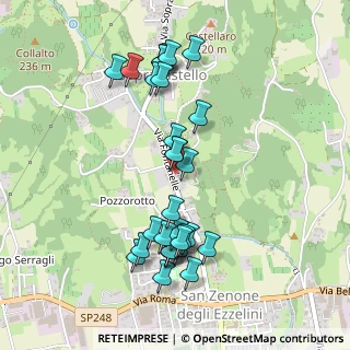 Mappa Via Fontanelle, 31020 San Zenone degli Ezzelini TV, Italia (0.49333)