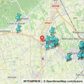 Mappa Via Settembre, 31031 Caerano di San Marco TV, Italia (2.8675)
