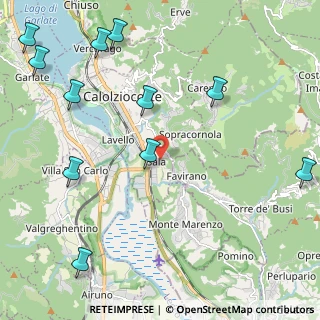 Mappa Via Latini, 23801 Calolziocorte LC, Italia (2.88182)