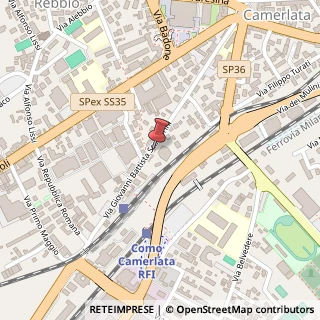 Mappa Via Giovanni Battista Scalabrini, 29, 22100 Como, Como (Lombardia)