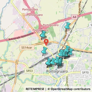 Mappa Via San Martino, 30026 Portogruaro VE, Italia (0.9555)