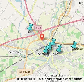 Mappa Via San Martino, 30026 Portogruaro VE, Italia (1.68182)