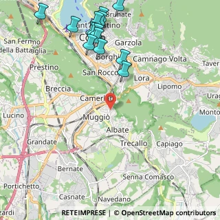 Mappa Via Felice Scolari, 22100 Como CO, Italia (2.69357)