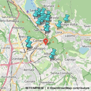 Mappa Via Felice Scolari, 22100 Como CO, Italia (1.959)