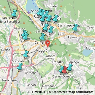Mappa Via Felice Scolari, 22100 Como CO, Italia (2.39)