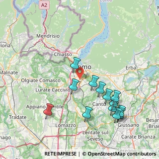 Mappa Via Pasquale Paoli, 22100 Como CO, Italia (8.35692)