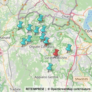 Mappa Via Cesare Cantù, 22077 Olgiate Comasco CO, Italia (3.37583)