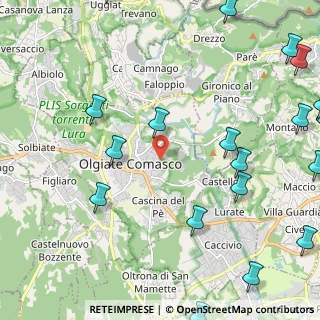 Mappa Via Cesare Cantù, 22077 Olgiate Comasco CO, Italia (3.29)