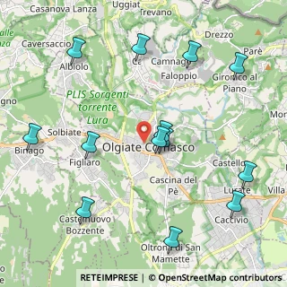Mappa Via Battisti, 22077 Olgiate Comasco CO, Italia (2.40846)