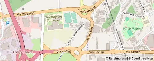 Mappa Como