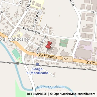 Mappa Via Postumia Centro, 89, 31040 Gorgo al Monticano, Treviso (Veneto)